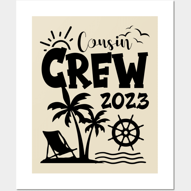 Cousin Crew 2023 Family Making Memories Together Wall Art by printalpha-art